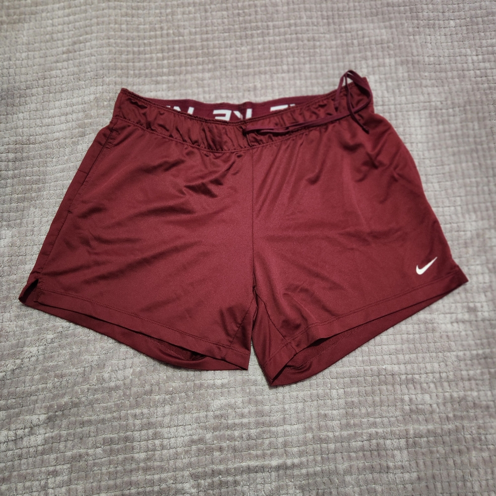 Nike Women's Burgundy Athletic Shorts
